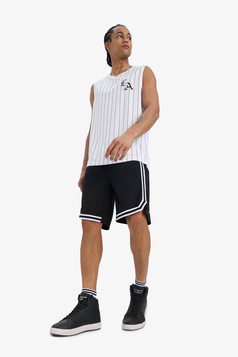DeFacto Black Man DeFactoFit Fast Drying Standard Fit Sports Heavy Fabric Shorts Casual - Image 1